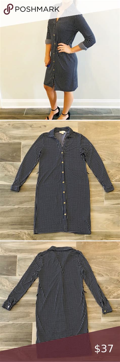 michael kors button down dress